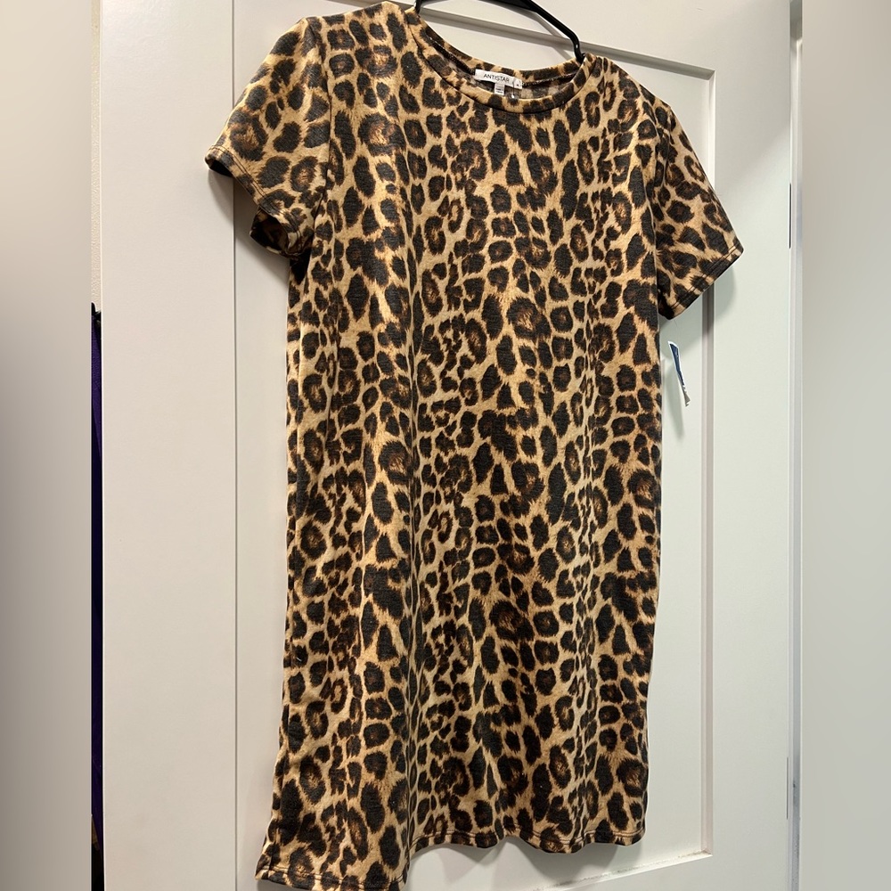Leopard print dress